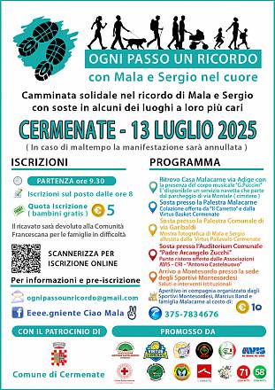 Ogni passo un ricordo – camminata solidale nel ricordo di mala e sergio